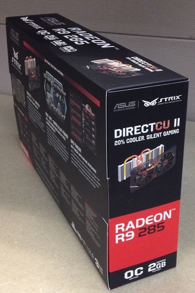 Новая видеокарта Asus Radeon R9 285 Strix OC edition